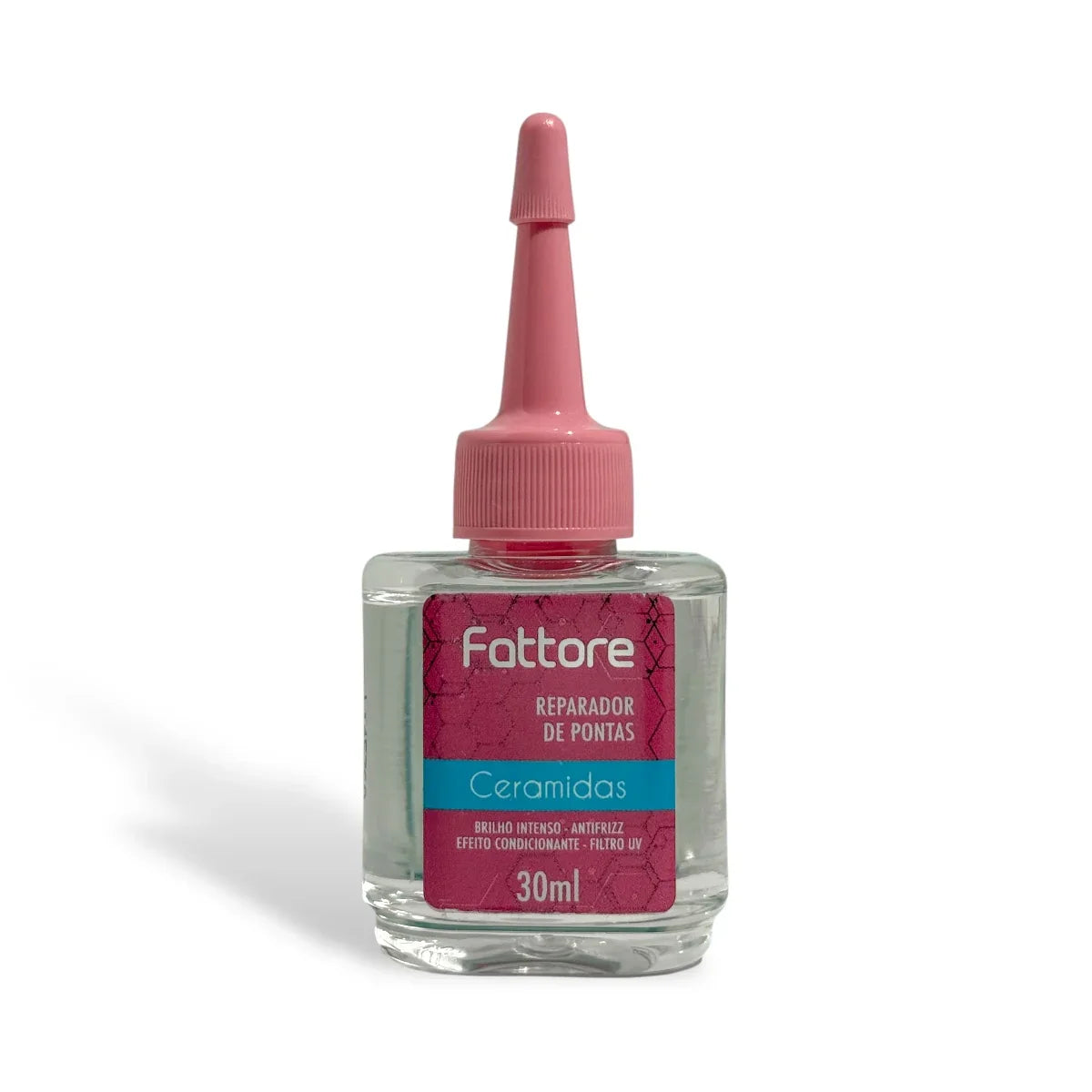 Fattore Reparador de Pontas Ceramidas 30ml – Antifrizz Filtro UV