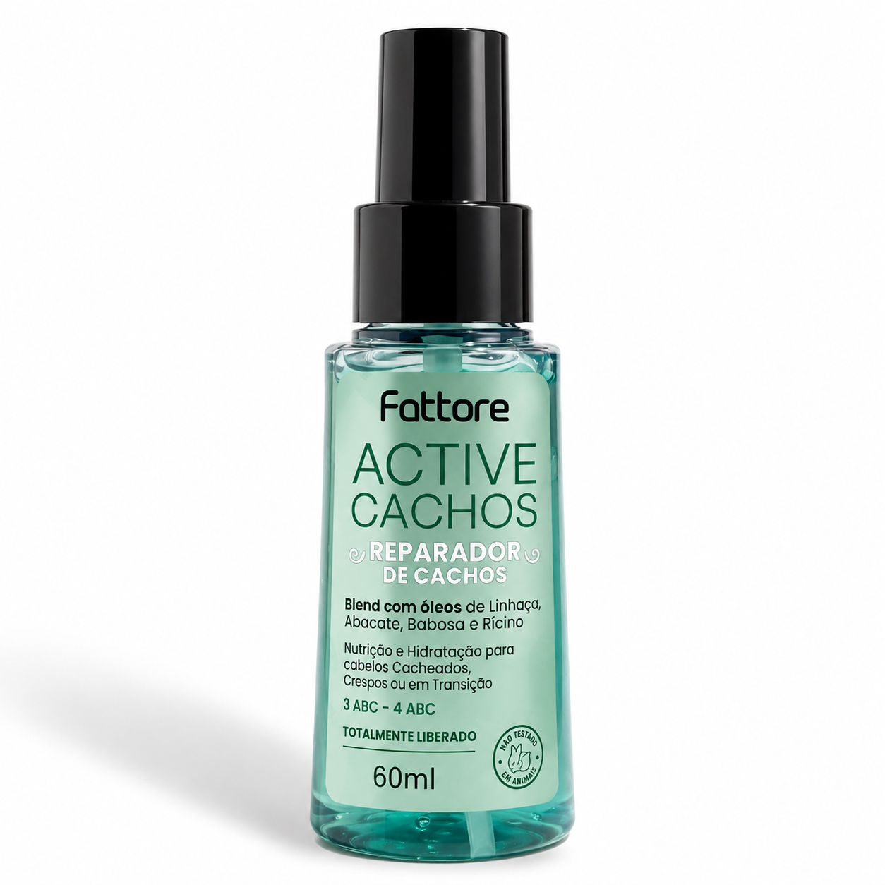 Fattore Active Cachos Reparador de Cachos 60ml – Nutrição e Definição
