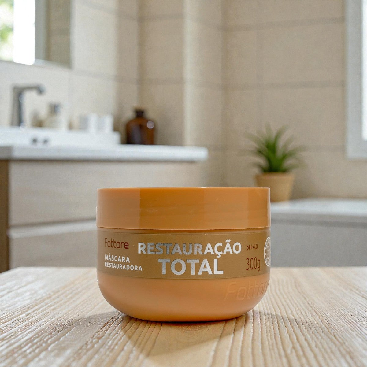 Fattore Máscara Restauração Total 300g – Reparação Profunda