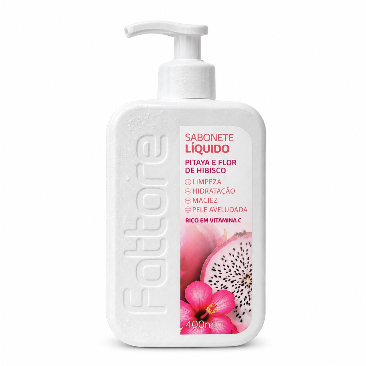 Sabonete Líquido Pitaya e Flor de Hibisco – Limpeza, Hidratação e Maciez