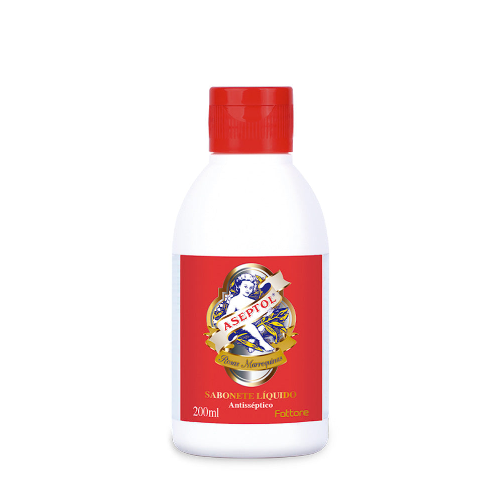 Sabonete Líquido Rosa Marroquinas Aseptol 200ml