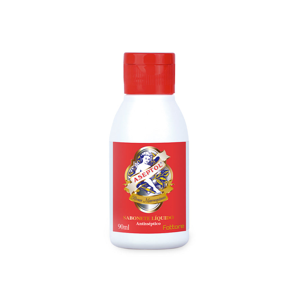 Sabonete Líquido Rosa Marroquinas Aseptol 90ml