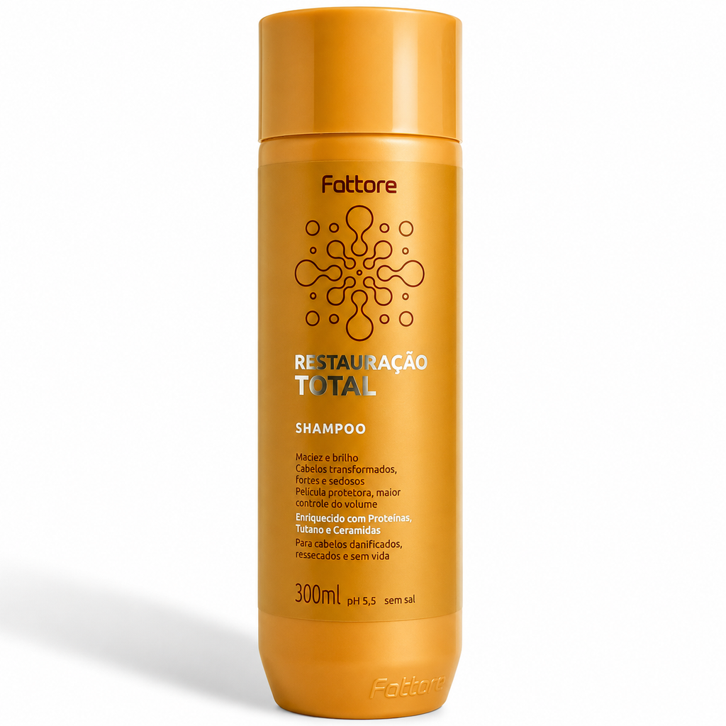 Fattore Shampoo Restauração Total – 300ml