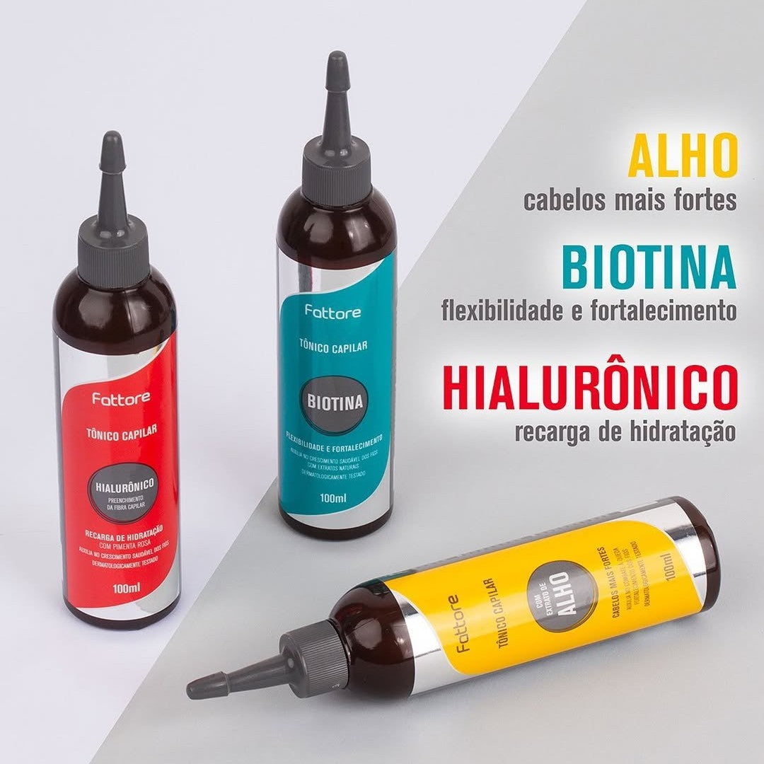 Fattore Tônico Capilar de Alecrim 100ml – Crescimento e Fortalecimento