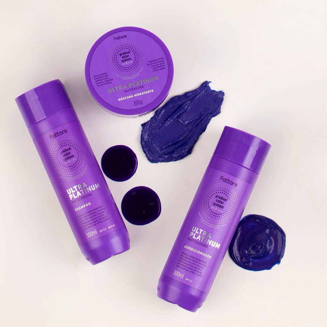 Kit Ultra Platinum Matizador - Solução Completa (3 itens)