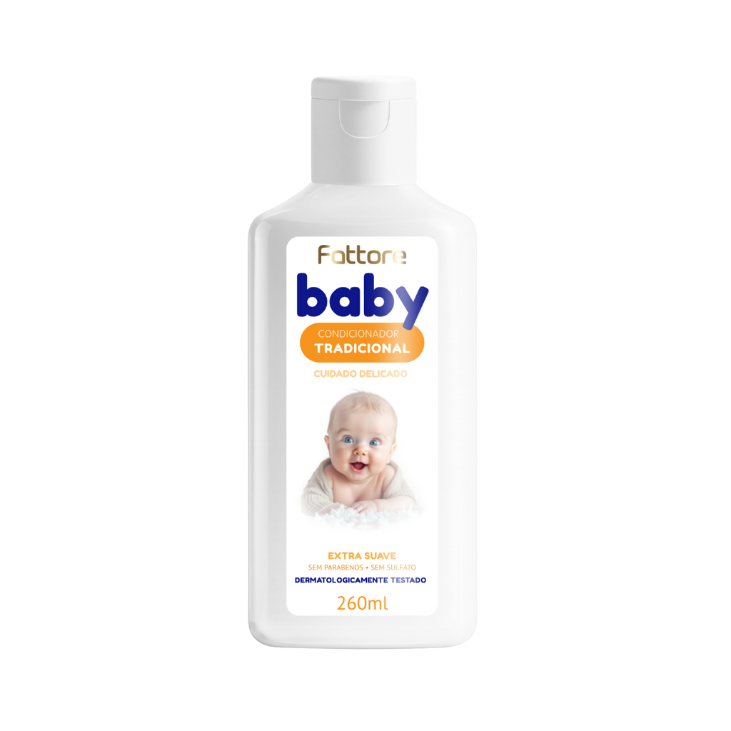Fattore Kit Cuidado Infantil Baby Extra Suave Tradicional (4 Itens)