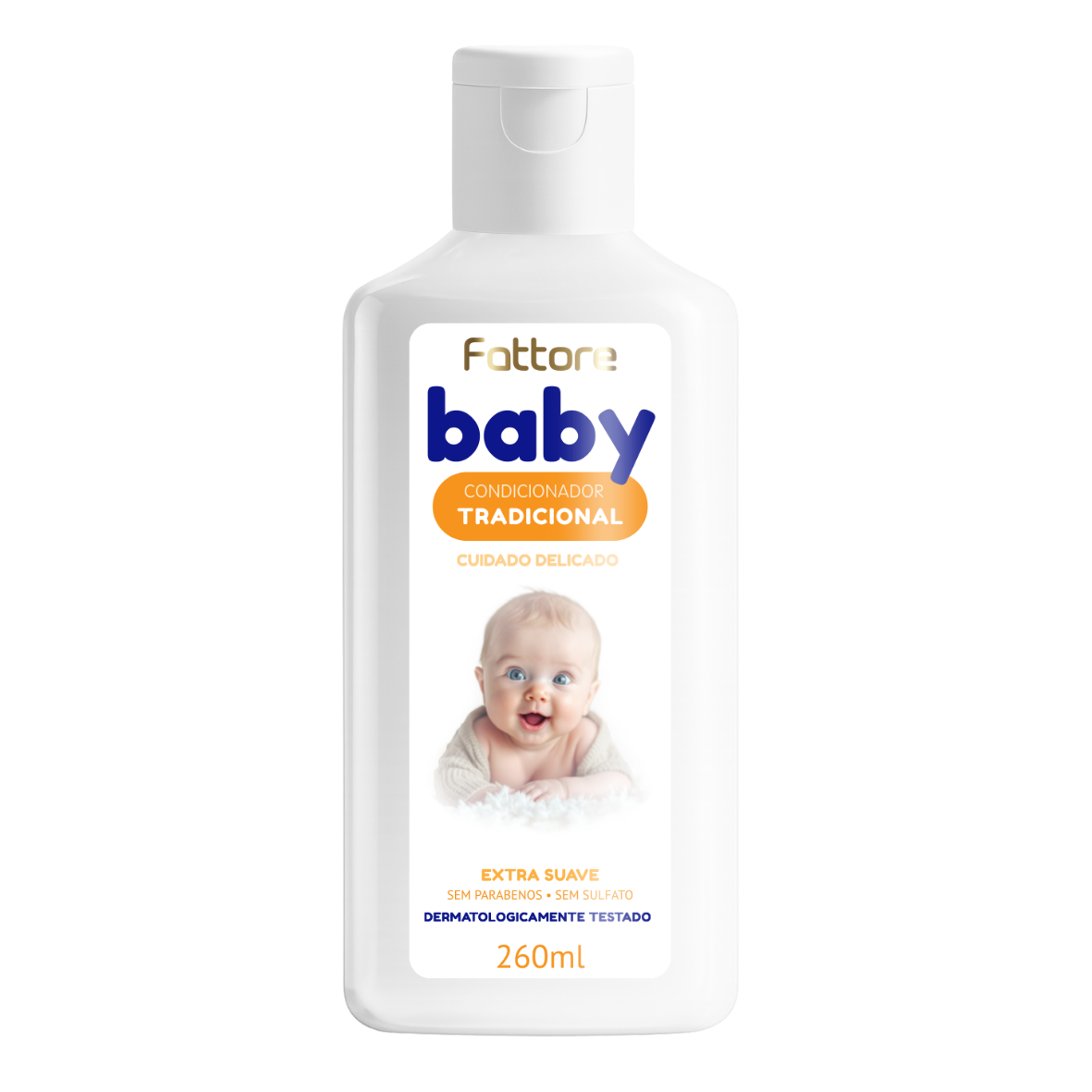 Fattore Condicionador Baby Extra Suave Tradicional – 260ml