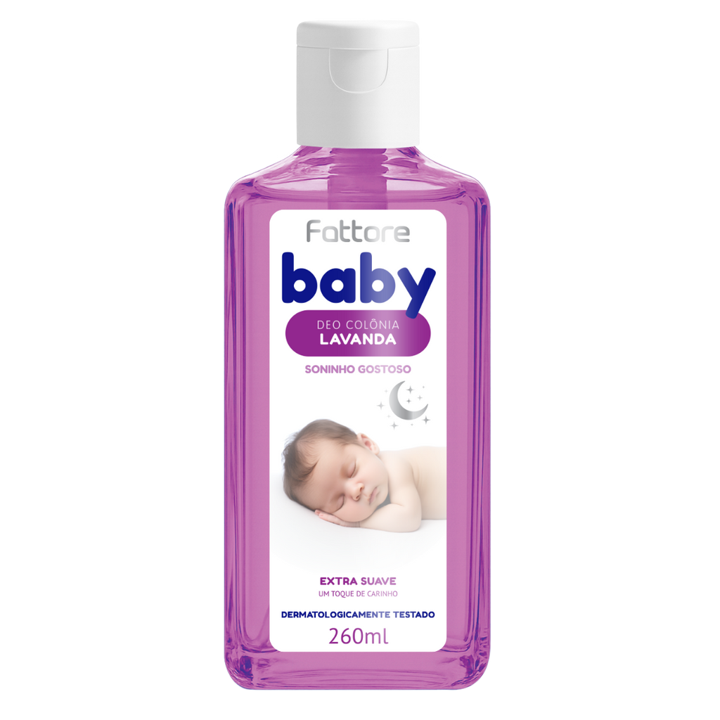 Fattore Deo Colônia Baby Extra Suave Lavanda – 260ml