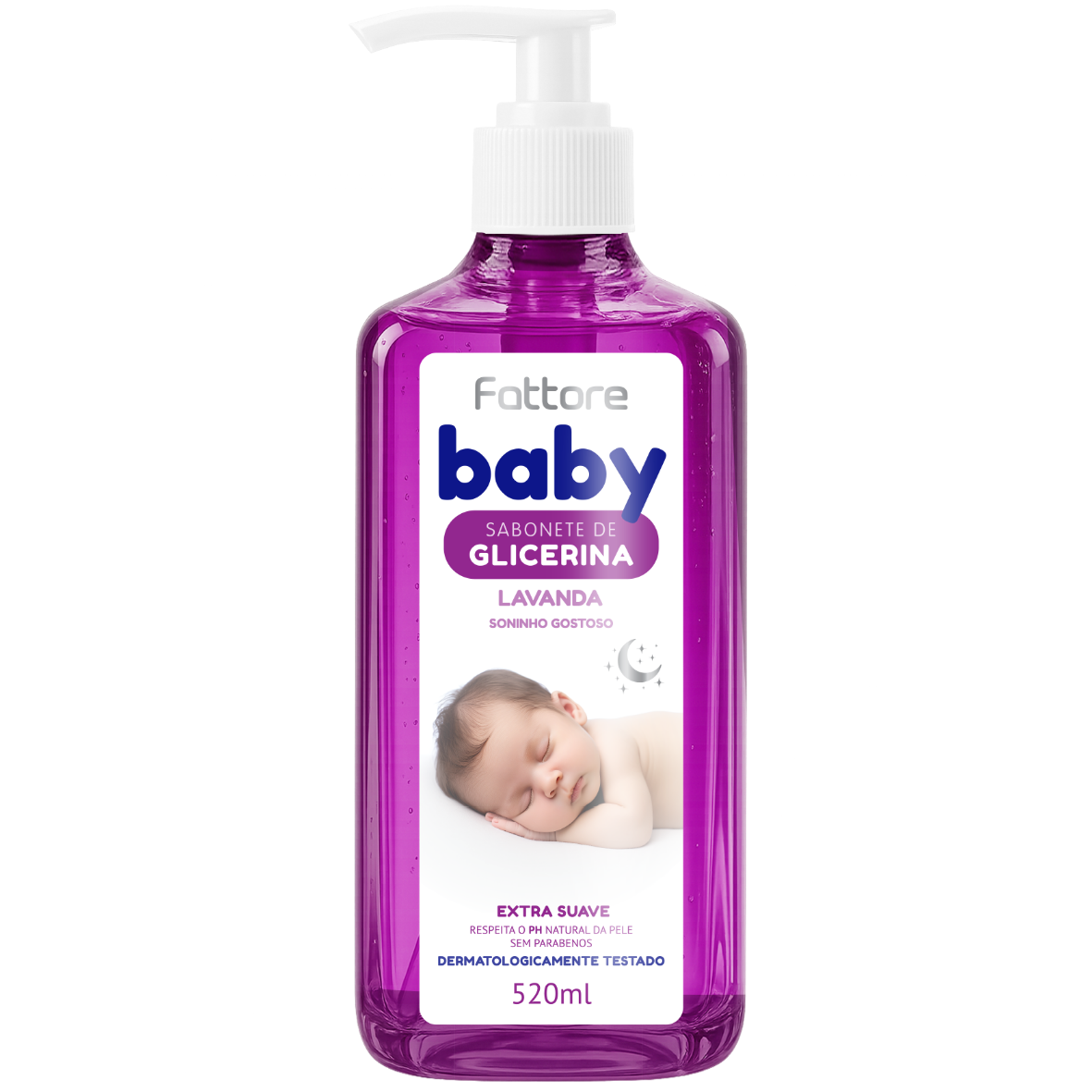 Fattore Kit Cuidado Infantil Baby Extra Suave Lavanda (4 Itens)