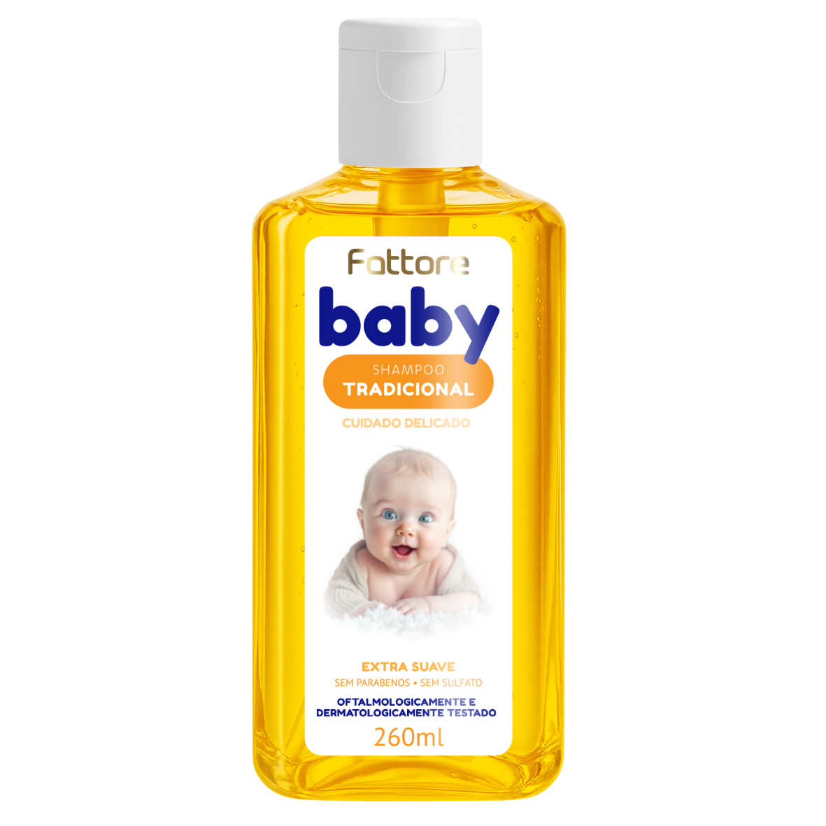 Fattore Kit Cuidado Infantil Baby Extra Suave Tradicional (4 Itens)