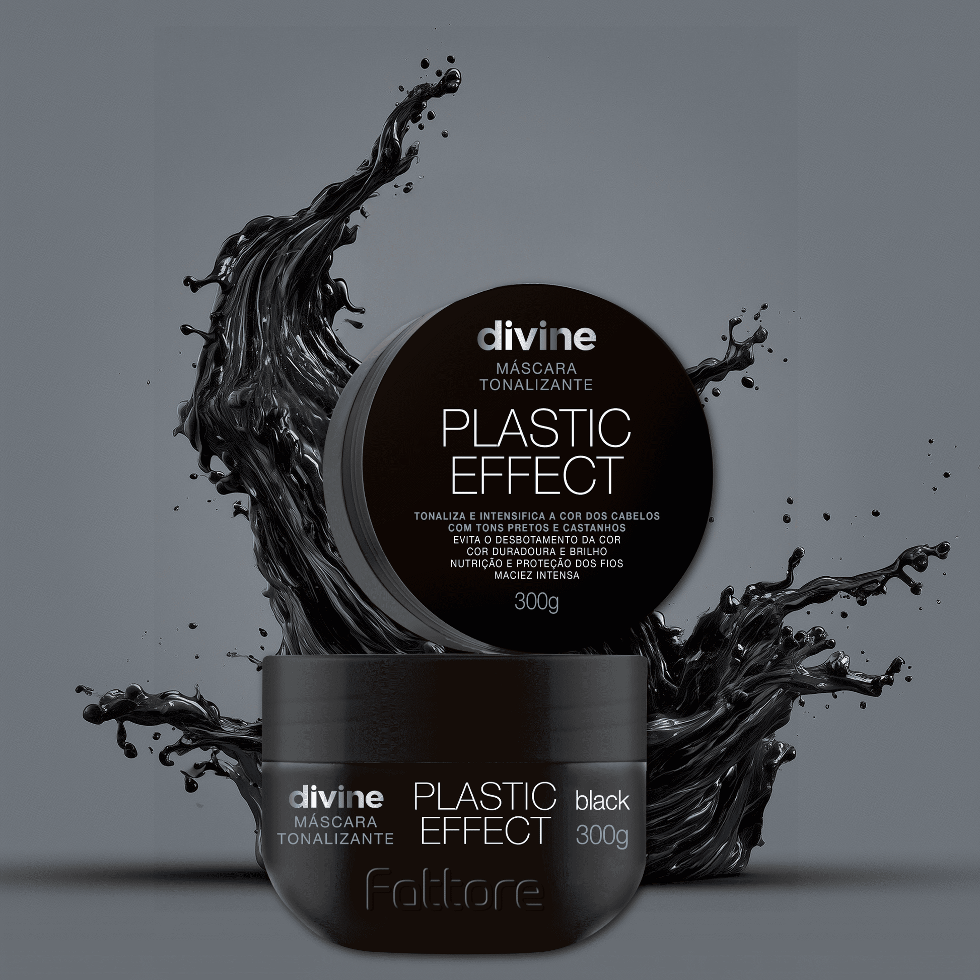 Fattore Máscara Tonalizante Black 300g