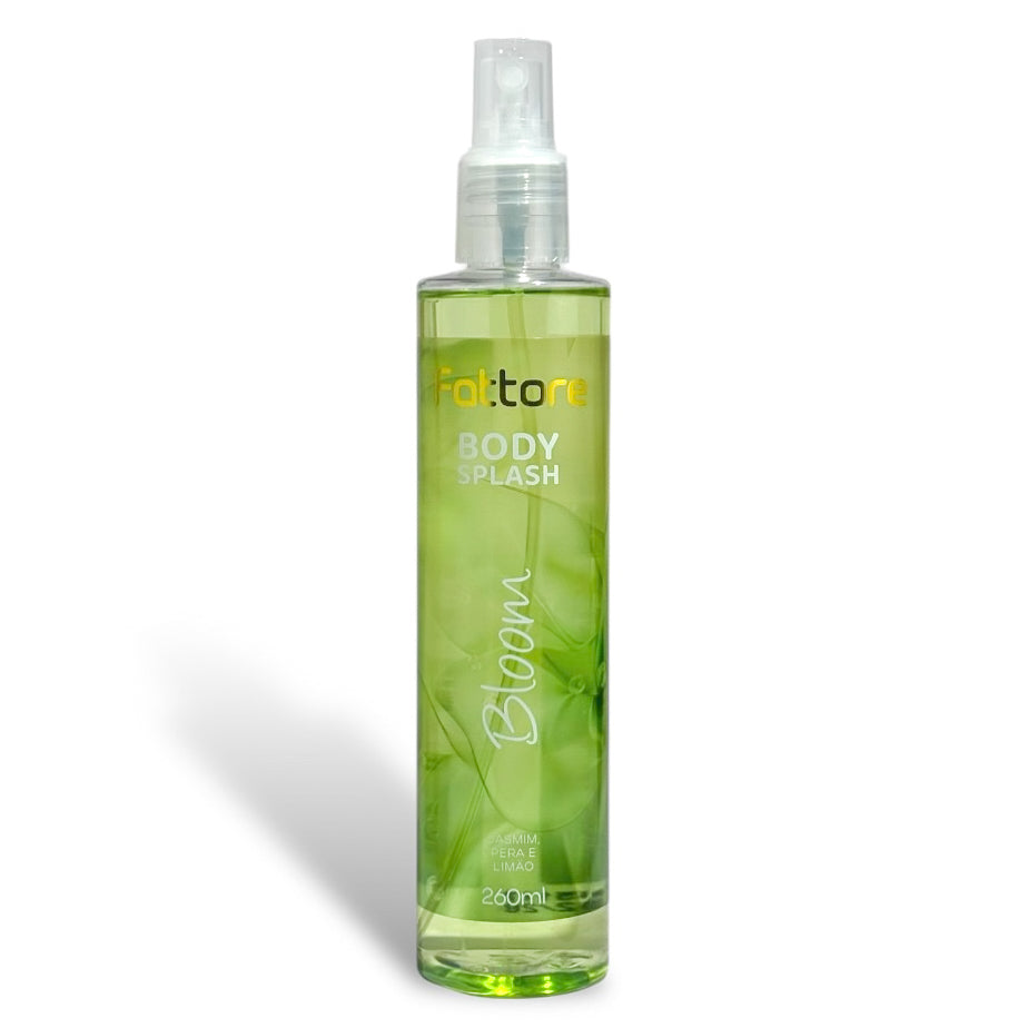 Fattore Body Splash Bloom 260ml – Fragrância Vibrante Cítrica