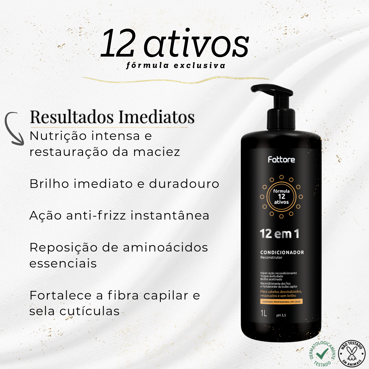 Fattore Condicionador Reconstrutor 12 em 1 1L - Reconstrução Profunda