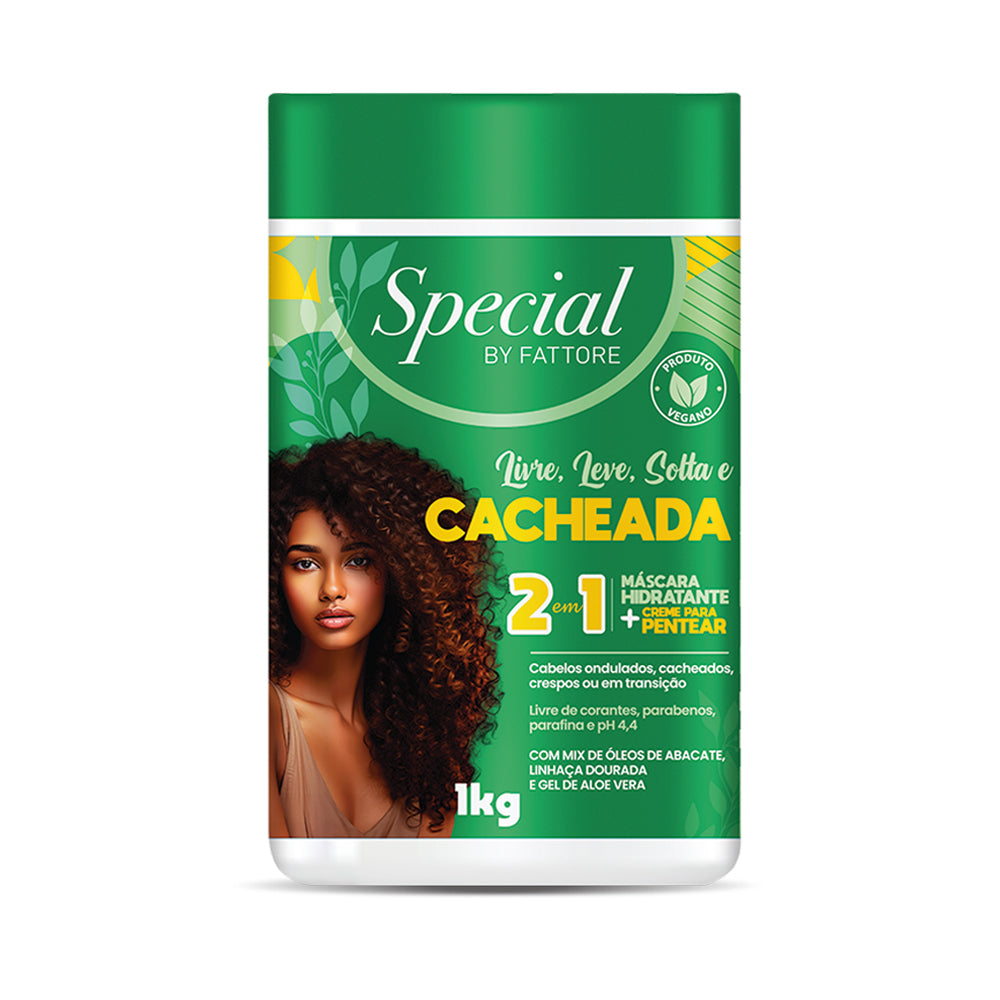 Fattore Creme 2 Em 1 Cacheada Special By Fattore 1kg