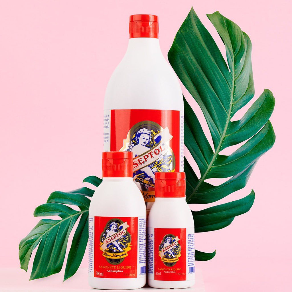 Aseptol Sabonete Antisséptico Rosas Marroquinas 1 Litro
