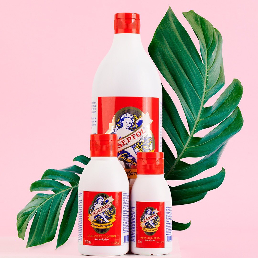 Aseptol Sabonete Antisséptico Rosas Marroquinas 1 Litro