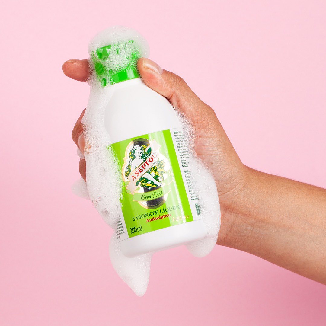 Aseptol Sabonete Antisséptico Erva Doce 90ml