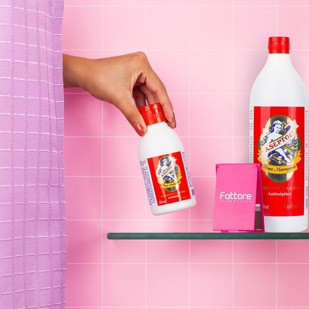 Aseptol Sabonete Antisséptico Rosas Marroquinas 1 Litro