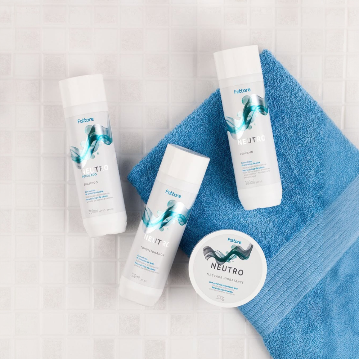 Fattore Leave-in Neutro 300ml – Hidratante com Proteção UV