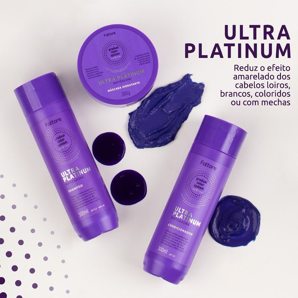 Fattore Condicionador Matizador Ultra Platinum – 300ml