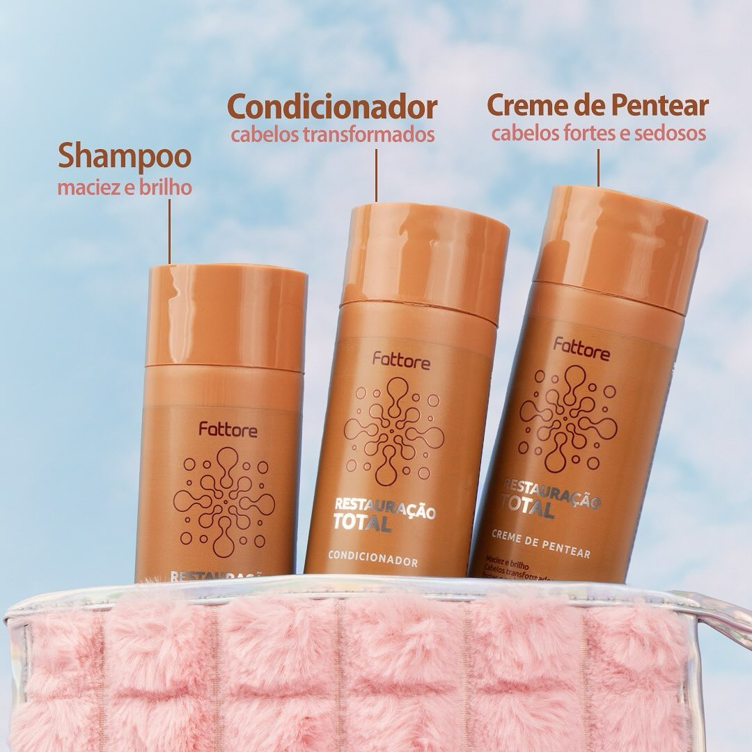 Fattore Shampoo Restauração Total – 300ml