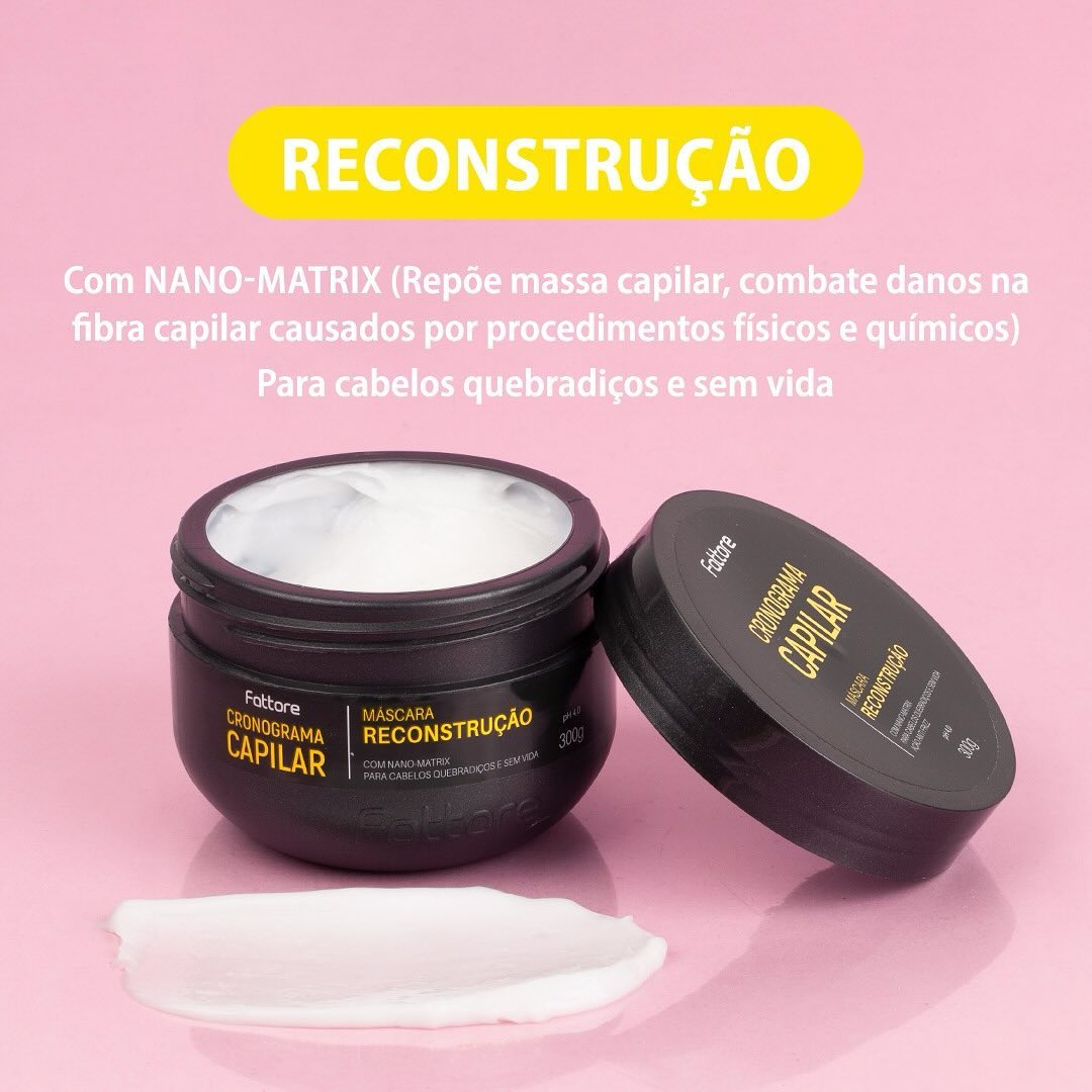 Fattore Máscara Cronograma Capilar 300g – Reconstrução Nano-Matrix