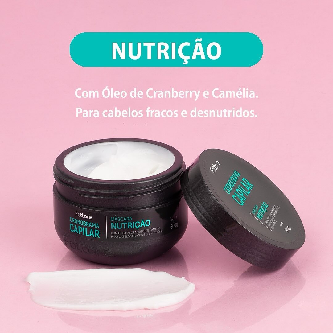 Fattore Máscara Cronograma Capilar Nutrição –– 300g