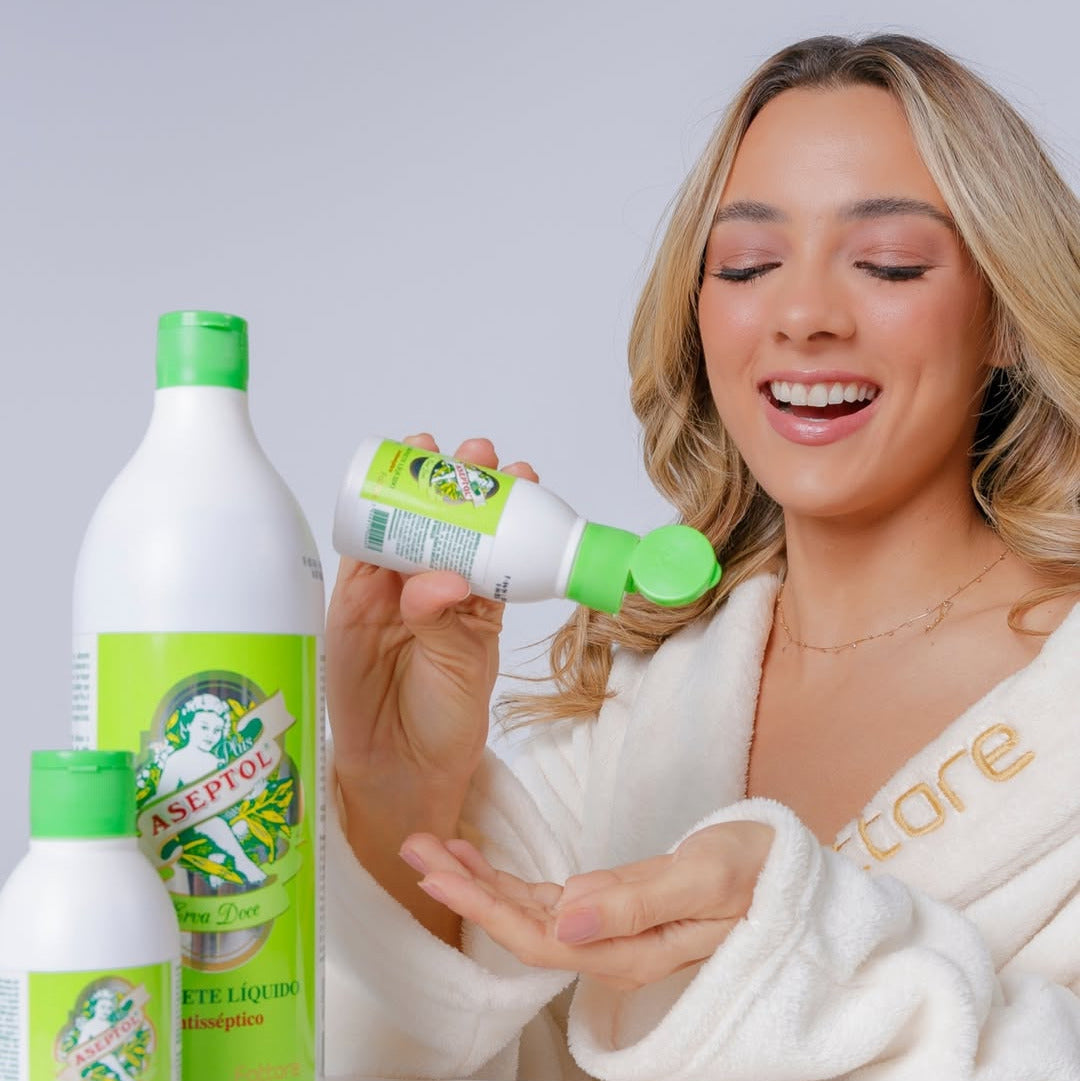 Aseptol Sabonete Antisséptico Erva Doce 1 Litro – Fattore Cosméticos