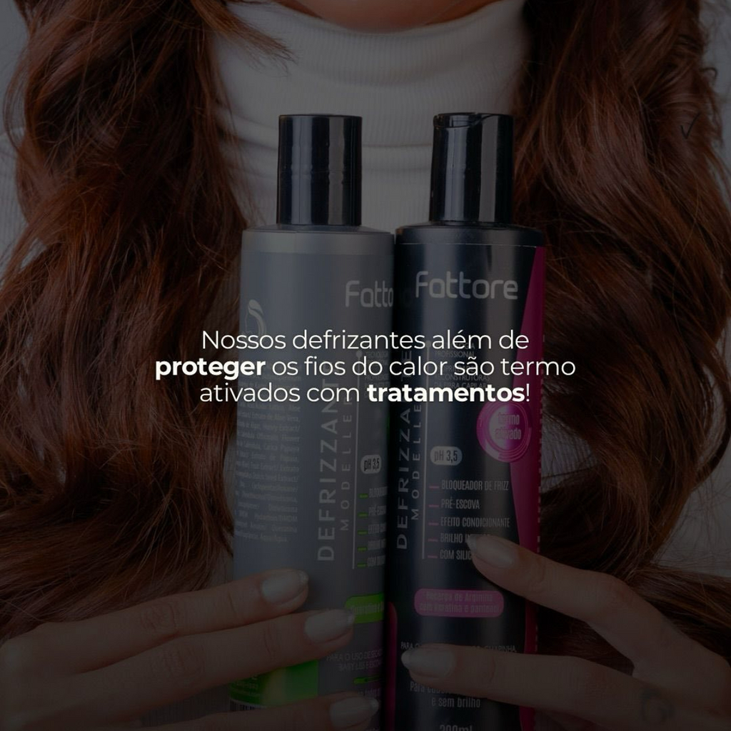 Fattore Defrizzante Queratina – Protetor Térmico e Anti-Frizz 300ml