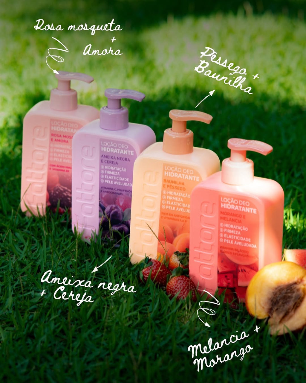 Fattore Kit Hidratante Corporal – Hidrata, Protege e Perfuma (4 Itens)