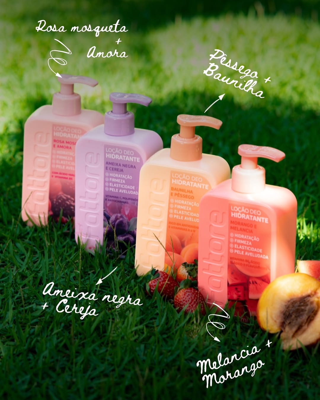 Fattore Kit Hidratante Corporal – Hidrata, Protege e Perfuma (4 Itens)