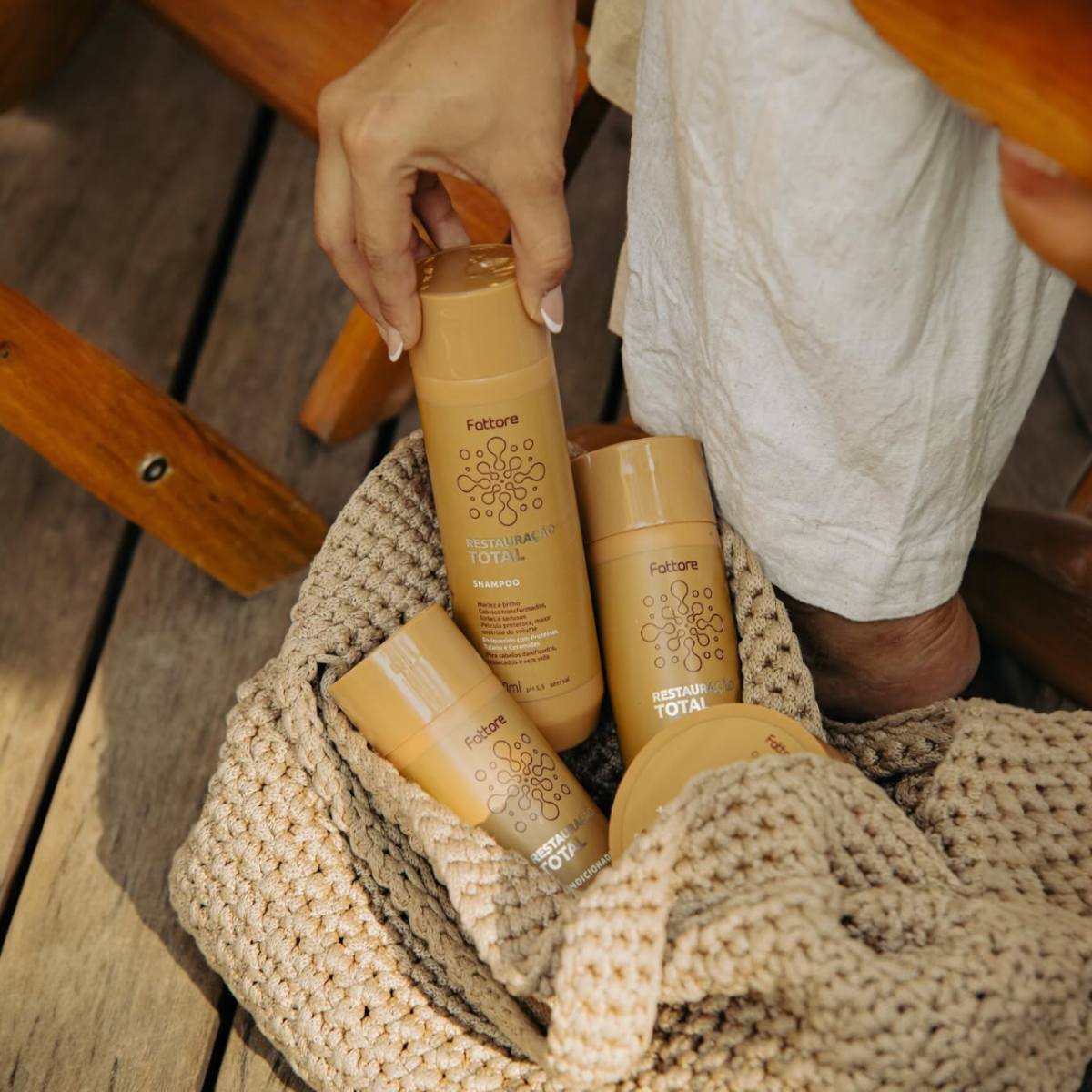 Fattore Shampoo Restauração Total – 300ml