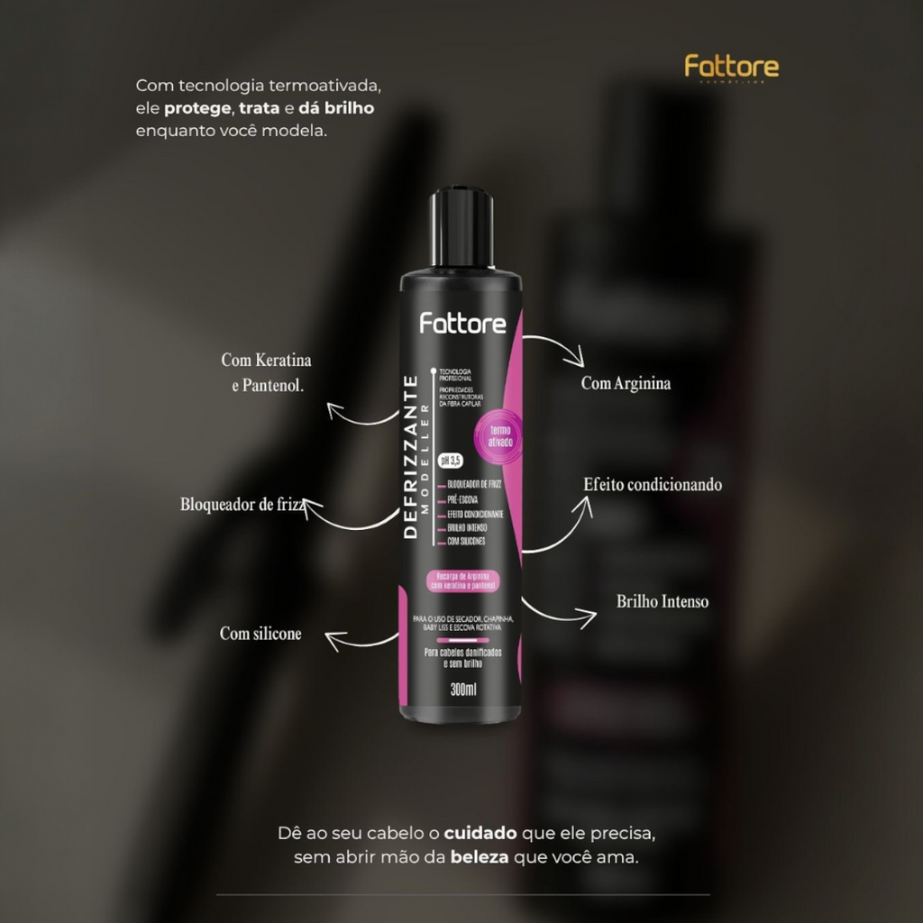 Fattore Defrizzante Arginina Termoativado pH 3.5 – 300ml