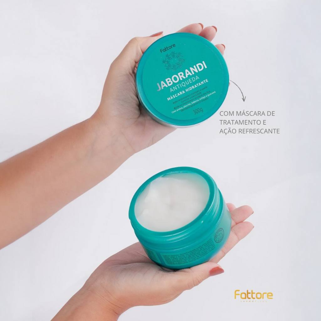 Fattore Máscara Antiqueda Jaborandi 300g – Hidratação e Revitalização