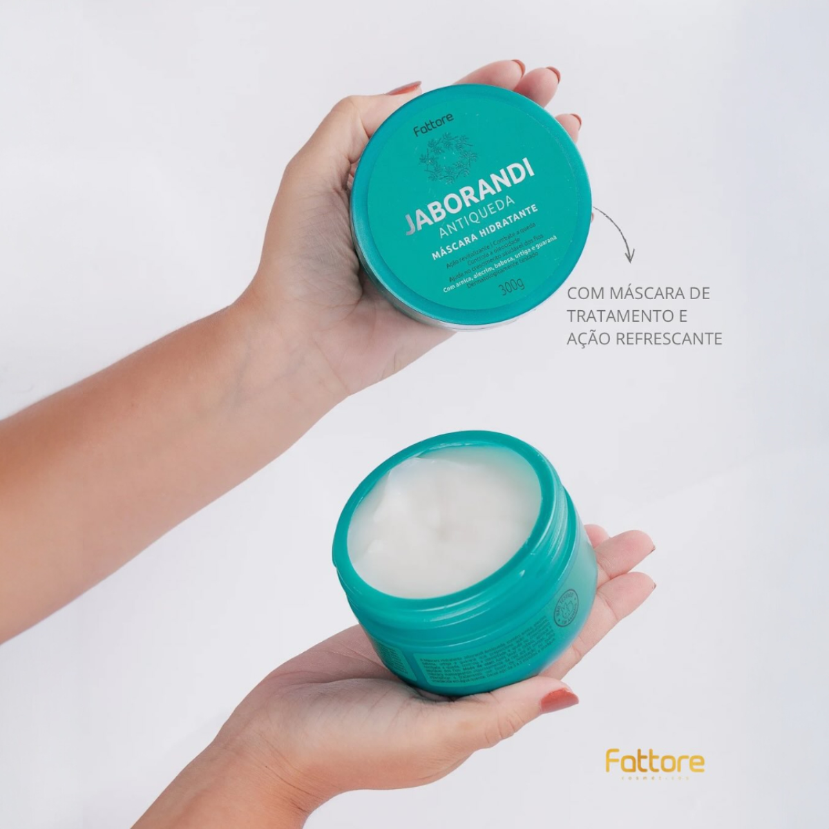 Fattore Máscara Antiqueda Jaborandi 300g – Hidratação e Revitalização
