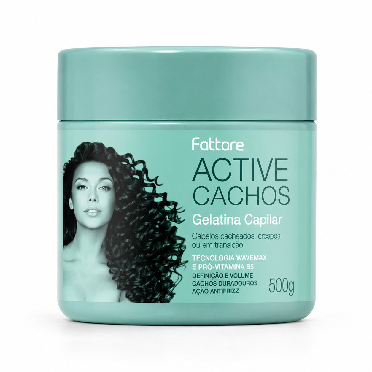 Fattore Gelatina Capilar Active Cachos 500g – Tecnologia Wavemax Antifrizz