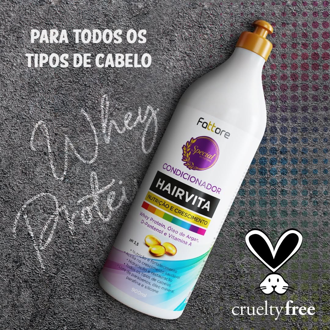 Kit Hairvita Special By Fattore Shampoo 900ml + Condicionador 900ml