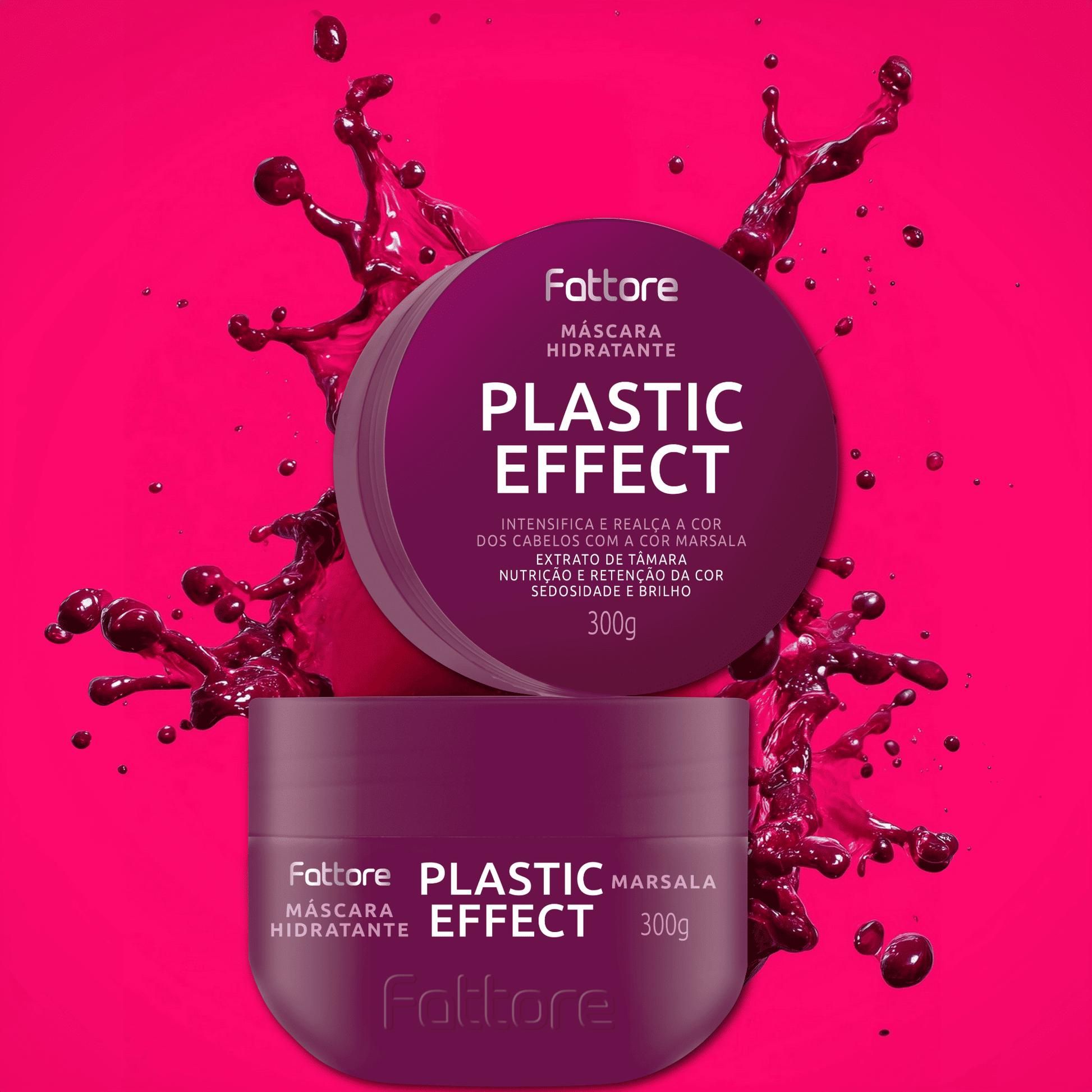 Fattore Máscara Tonalizante Marsala – 300g