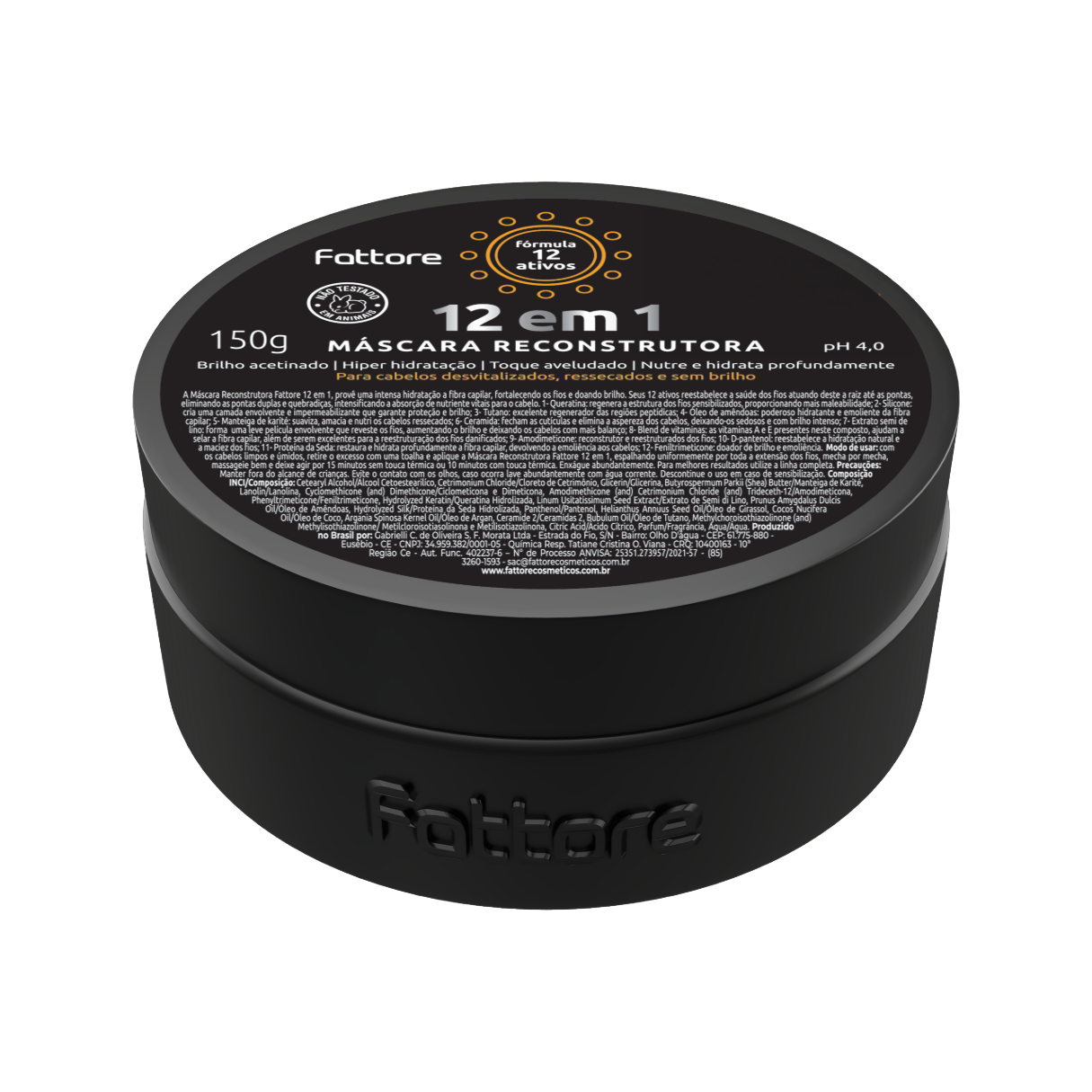 Fattore Máscara de Tratamento 12 em 1 – 150g
