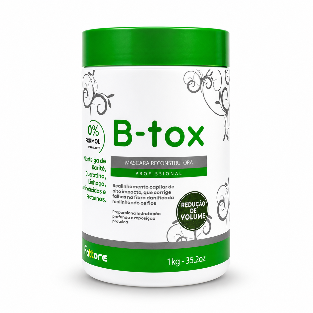 Fattore Máscara Botox Capilar Organique Profissional  – 1KG