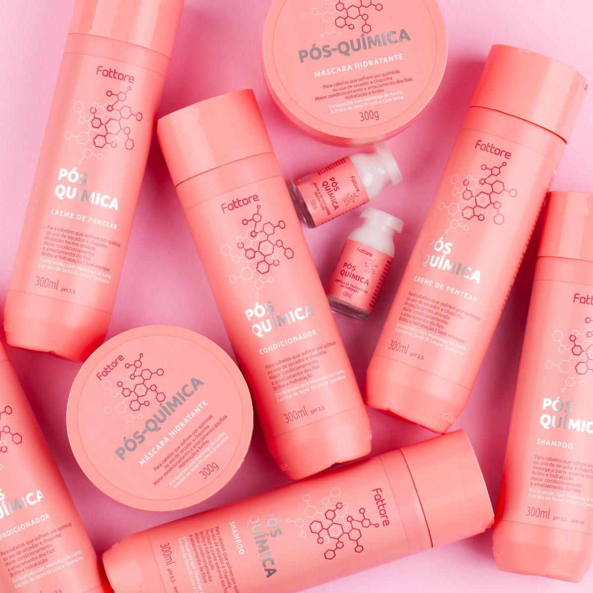 Fattore Condicionador Pós-Química 300ml – Condicionamento e Maciez