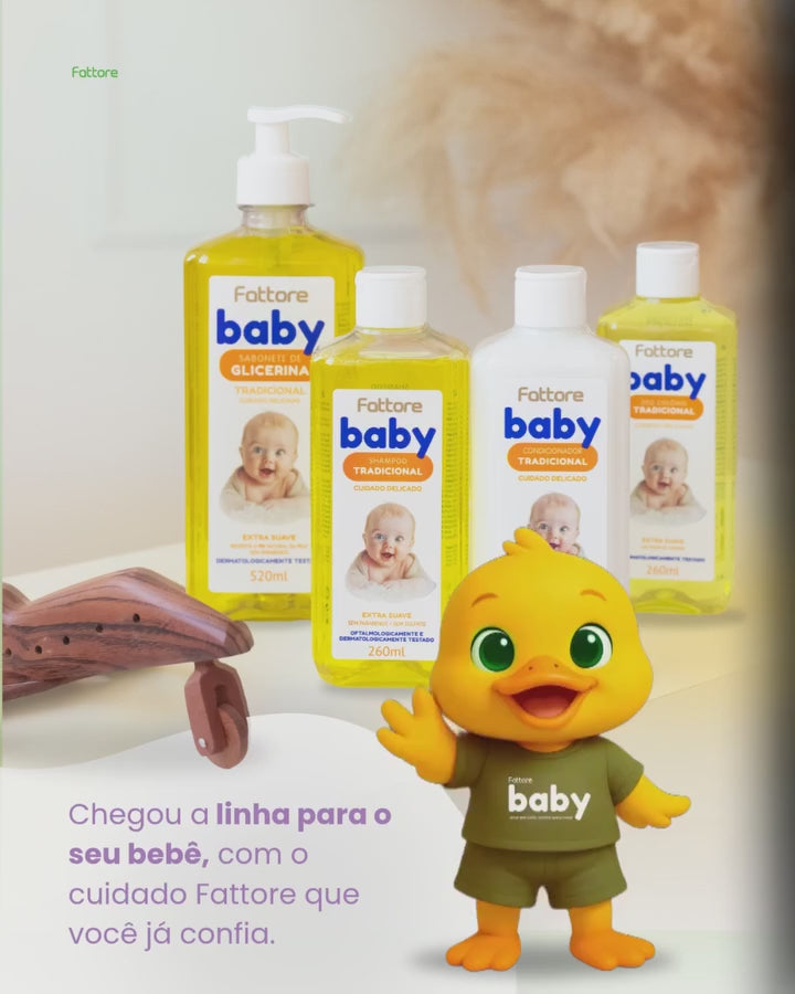 Fattore Kit Cuidado Infantil Baby Extra Suave Lavanda (4 Itens)