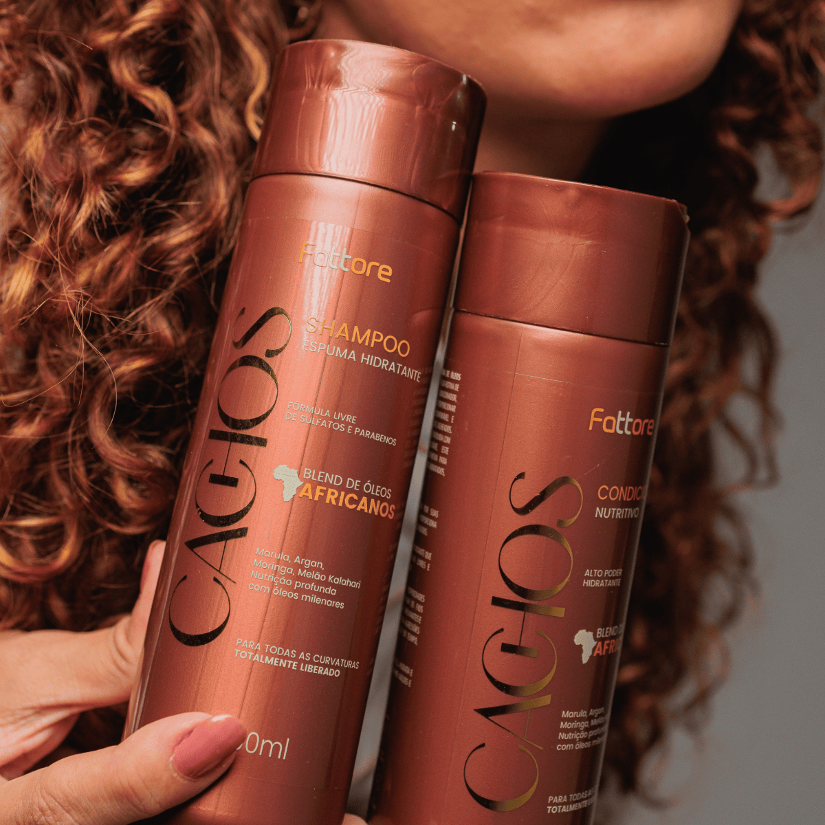 Fattore Kit Cachos Nutrição com Blend de Óleos Africanos (6 Itens)