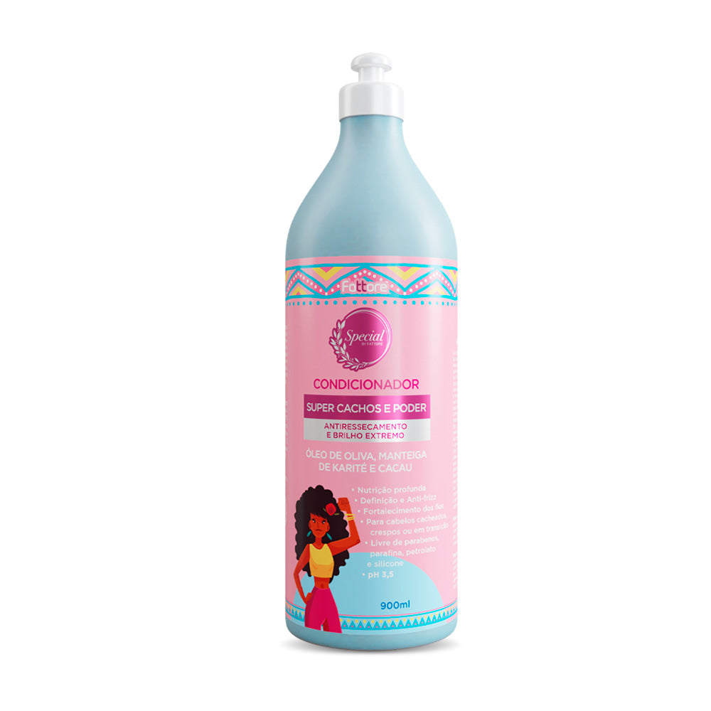 Condicionador Super Cachos e Poder Special By Fattore 900ml